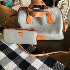 Dooney and Burke bag and matching wallet